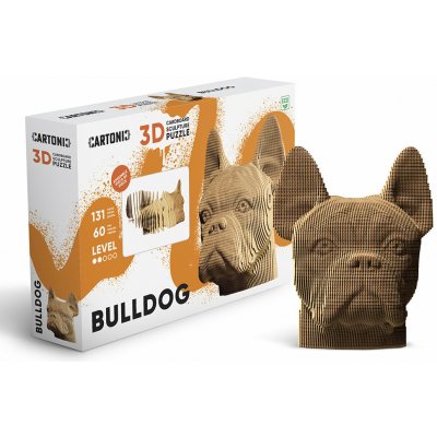 Cartonic 3D PUZZLE BULLDOG 131 ks – Hledejceny.cz