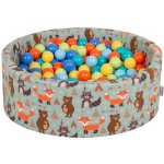 Divio suchý bazén 90x30 cm + 200 míčků vzor 204 – Sleviste.cz