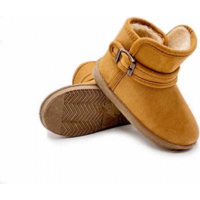 Dětské válenky s přezkou Gezer svétlá hnědá – Hledejceny.cz