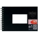 Fabriano Watercolour book pro akvarel tvrdé desky v kroužkové vazbě 14,8x21 cm 300g m 25 listů – Sleviste.cz
