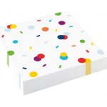 Amscan ubrousky Konfety 20ks 33x33cm – Sleviste.cz