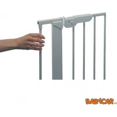 BabyDan kovové prodloužení pro zábrany bílá – Sleviste.cz