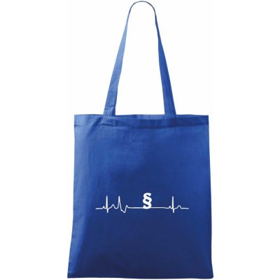 Taška malá 42x38 cm, Paragraf EKG - právník a advokát, královská modrá – Hledejceny.cz