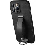 SULADA Apple iPhone 15 Pro - poutko + kroužek - ochrana kamery - umělá kůže - černé – Hledejceny.cz