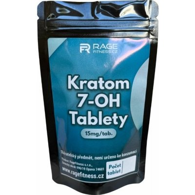 RageFitness Kratom 7-OH Tablety 15 mg 10 tablet – Zboží Dáma