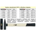 YATO Zámečnické kladivo 300g – Zboží Dáma