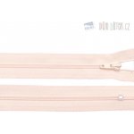 Zip spirálový 3mm nedělitelný 12 cm krémová – Zboží Mobilmania