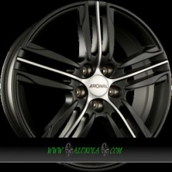 Ronal R57 7,5x18 5x114,3 ET45 matt black polished