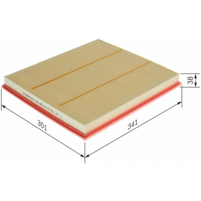 Vzduchový filtr BOSCH F 026 400 373 – Hledejceny.cz