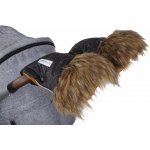 Little Angel rukavice DeLuxe černá zlatý prošev medová – Zboží Dáma