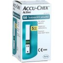 Domácí diagnostický test Accu-Chek Active testovací proužky 50 ks