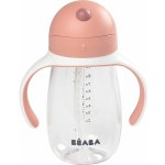 Beaba Láhev Bidon na učení pití Learning Cup 2in1 Old Pink s brčkem růžová 300 ml – Hledejceny.cz