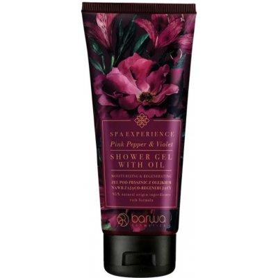 Barwa, Spa Experience hydratační a regenerační sprchový gel Pink Pepper & Violet 200 ml