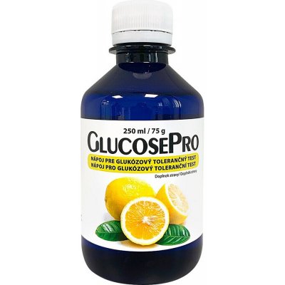 GlucosePro 75 g nápoj pro glukózový toleranční test citron 250 ml – Hledejceny.cz