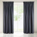 EUROFIRANY ZATEMŇOVACÍ ZÁVĚS NA PÁSCE AGGIE 140X270 CM TMAVĚMODRÁ – Hledejceny.cz