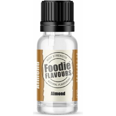 Foodie Flavours Přírodní koncentrované aroma 15 ml mandle – Zboží Dáma