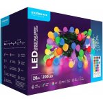 Vánoční osvětlení na stromeček kuličky modee 10 m RGB 100LED ML-C2023 dálkové ovládání – Hledejceny.cz
