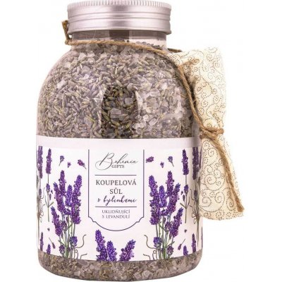 Bohemia Natur koupelová sůl s bylinkami levandule 1200 g – Zboží Dáma