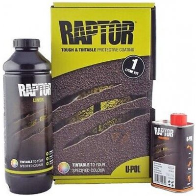 RAPTOR 2K Touch and Tintable Protective Coating tónovatelný ochranný nátěr – sada 0,95 L – Zboží Mobilmania