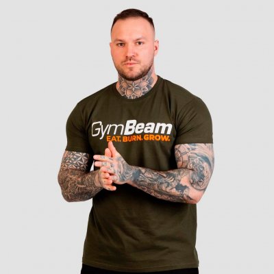 Gymbeam Tričko Grow military Green – Zboží Dáma