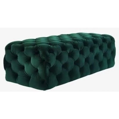 Hanah Home Pouffe Nilka Kapitone Pouffe 120 - Green – Zboží Mobilmania