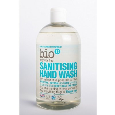 Bio-D tekuté dezinfekční mýdlo na ruce bez parfemace bez pumpičky 500 ml od  142 Kč - Heureka.cz