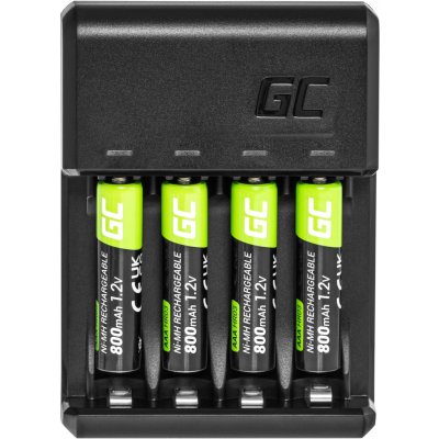 Green Cell GRSETGC02 + 4x AAA 800 mAh – Sleviste.cz