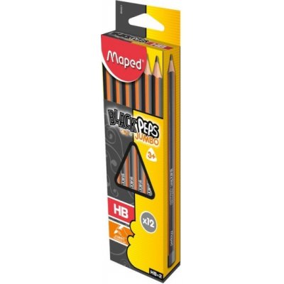 Maped Black Peps Jumbo 854021 HB – Zbozi.Blesk.cz