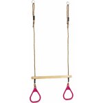 KBT dřevěná hrazda s plastovou rukojetí fialová – Sleviste.cz