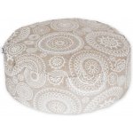 GADEO meditační sedák MANDALA béžová Ø40 x 15 cm – Zbozi.Blesk.cz