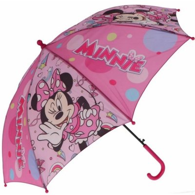 Dětský deštník Minnie Mouse růžový – Zboží Mobilmania