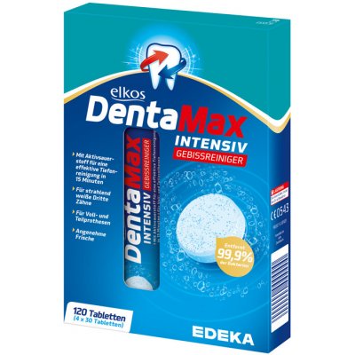 Elkos DentaMax Intensiv tablety na protézy 120 ks – Zbozi.Blesk.cz