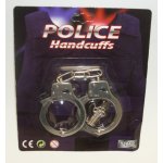 Teddies 00024330Policejní pouta kov na kartě – Zboží Dáma