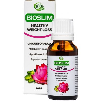 Bioslim Kapky pro detoxikaci a hubnutí s výtažky z kurkumy a černých fazolí 20 ml