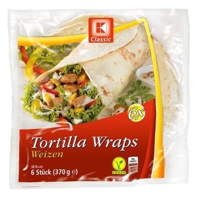 K-classic Tortilla Wraps 6 x 370 g – Zbozi.Blesk.cz