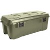 Rybářská krabička a box PLANO Transportní box Sportsmans Trunk Green Wheels 102l Large