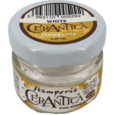 Stamperia Patina Cerantica bílá 20ml