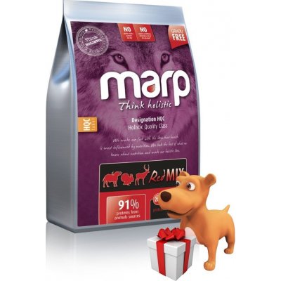 Marp Dog Holistic Red Mix Hovězí krůtí zvěřina bez obilovin 17 kg