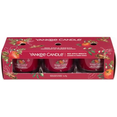 Yankee Candle Red Apple Wreath 3 x 37 g – Zbozi.Blesk.cz