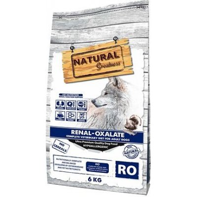 Natural Greatness RENAL - OXALATE veterinární dieta pro psy Velikost krmení NG: 2 kg