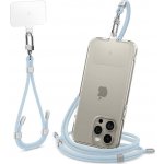 Spigen Universal Set 2 popruh a poutko s karabinou světle modrá – Sleviste.cz