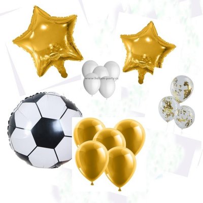 Balónkový set Fotbal zlatý – Zboží Dáma