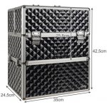 Soulima 22529 Kosmetický kufřík XL černý – Zboží Dáma Soulima 22529 Kosmetický kufřík XL černý – Zboží Dáma