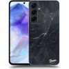 Pouzdro a kryt na mobilní telefon Samsung Picasee silikonové Samsung Galaxy A55 5G Black marble čiré