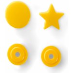 PRYM Patentky Color snaps hvězdy 210 - žlutá – Sleviste.cz