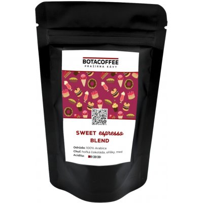 BotaCoffee Sweet Espresso Blend zrnková 70 g – Hledejceny.cz