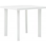 OMAXI 859859 Zahradní stůl bílý 80 x 75 x 72 cm plast – Hledejceny.cz