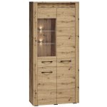 BRW Alvin 04 vysoká 2D1W lamino Dub artisan – Hledejceny.cz