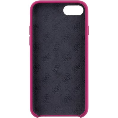 Pouzdro GUESS Silicone Logo TPU Case iPhone 7/8 růžové – Zboží Živě