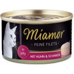 Miamor Feine Filets kuře & šunka 100 g – Zboží Mobilmania